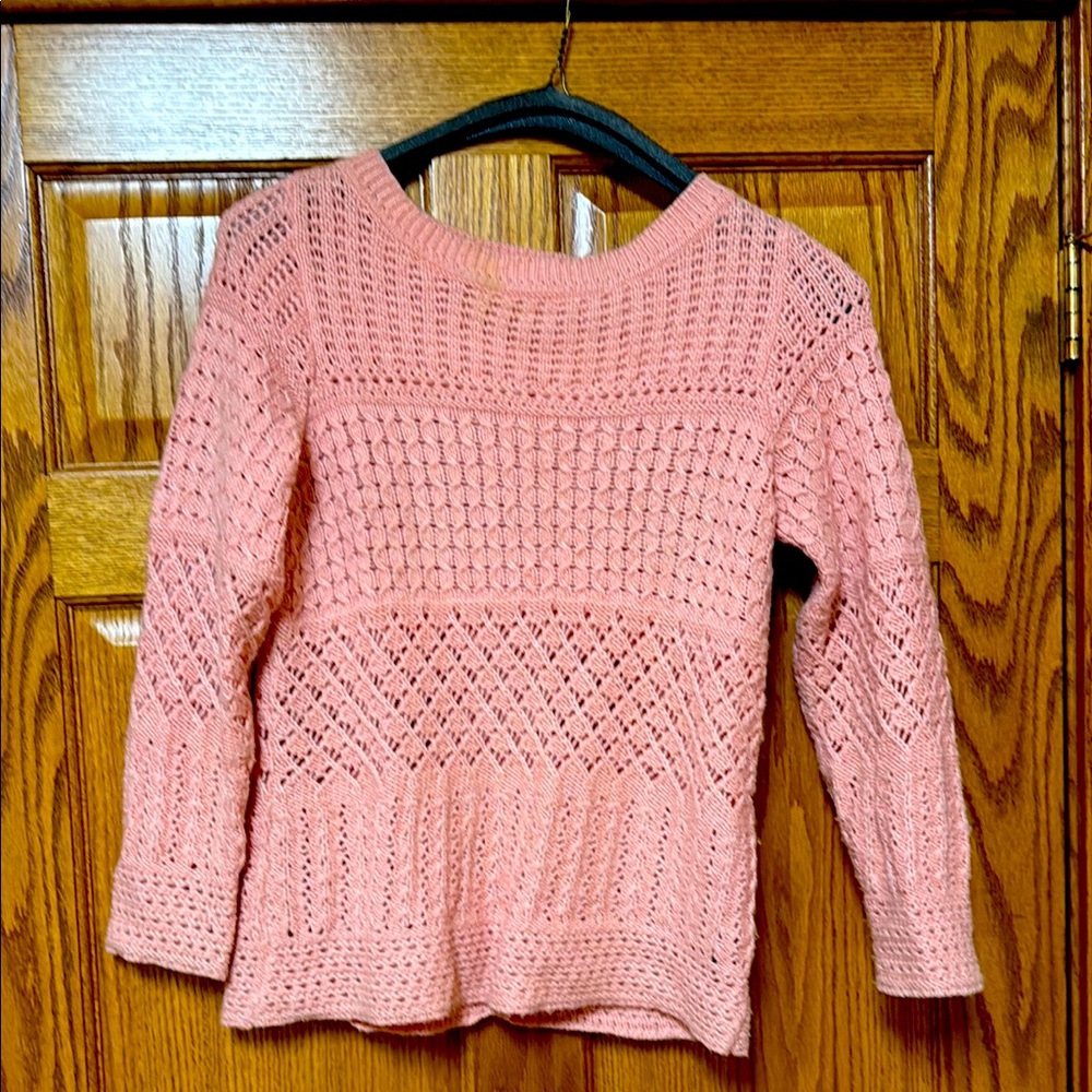 Pink Knit Women's Sweater